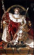 Jean Auguste Dominique Ingres Napoleon on his Imperial throne oil painting on canvas